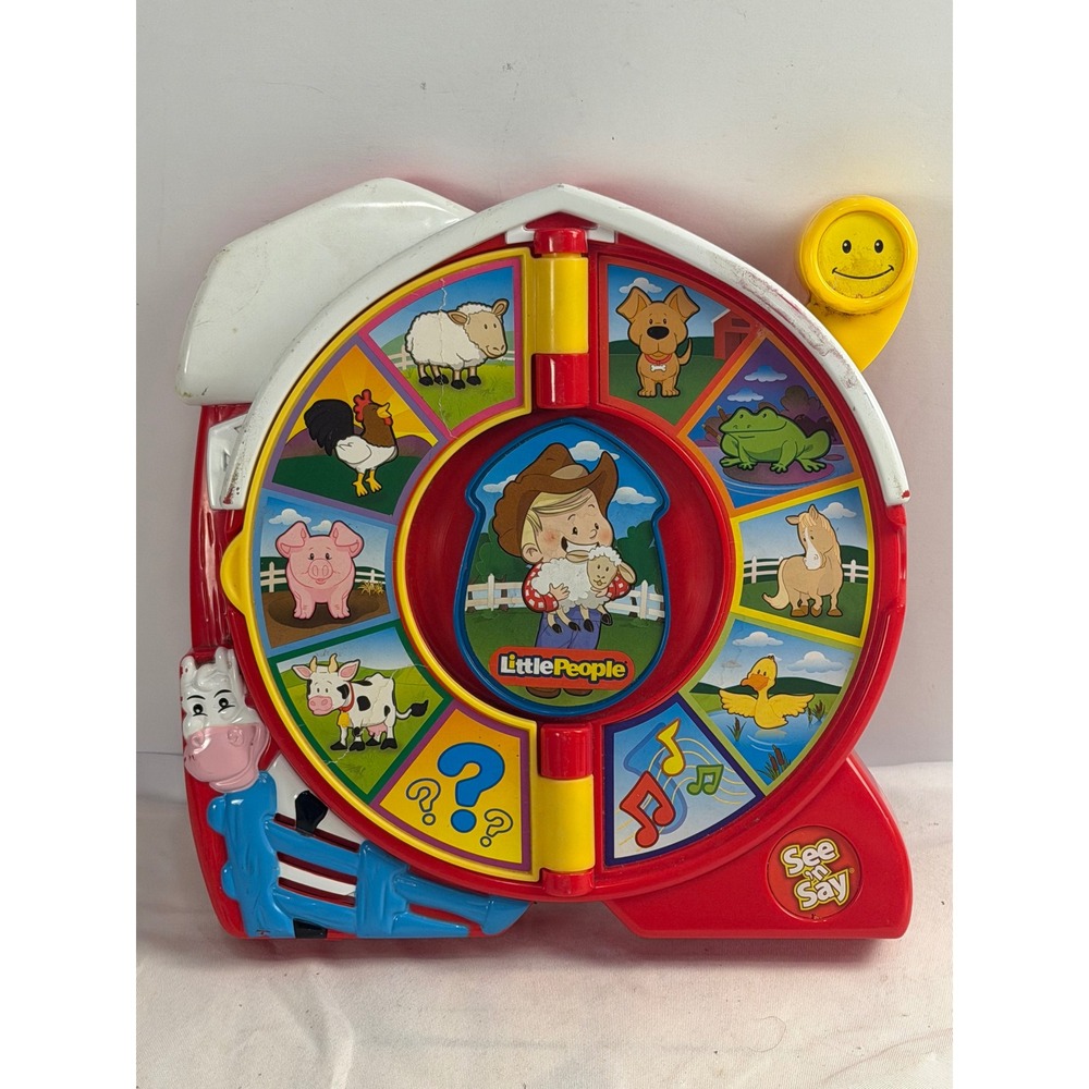Fisher-Price Little People See n Say Farmer Eddie Says Animal Sounds Toy 2010